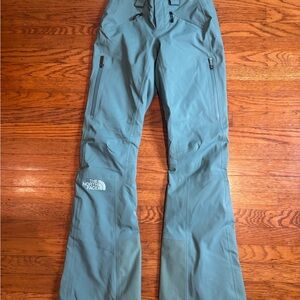 The North Face Teal Snow Pants-XS/Long